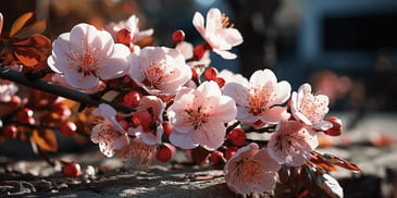 a close up of flowers